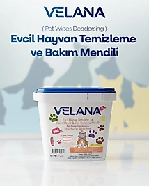 Evcil Hayvanlar İçin Temizleme Mendili Kova Boy - 250 Yaprak