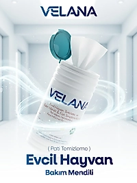 Evcil Hayvan Islak Mendili - Silindir Boy - 100 Yaprak